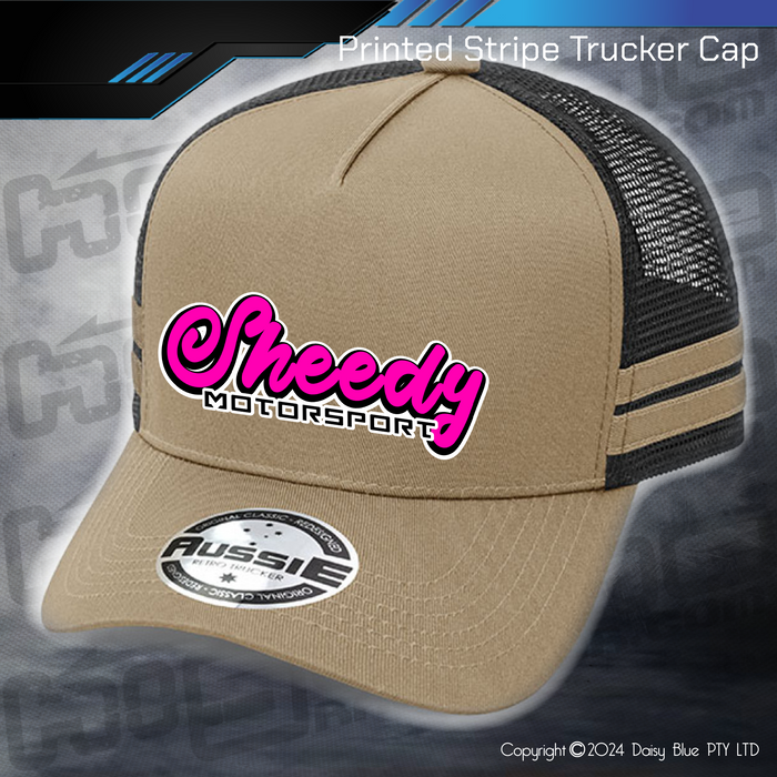 STRIPE Trucker Cap - Sheedy Motorsport