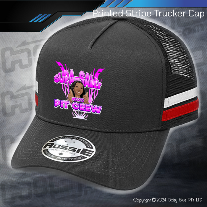 STRIPE Trucker Cap - Supa-Sally