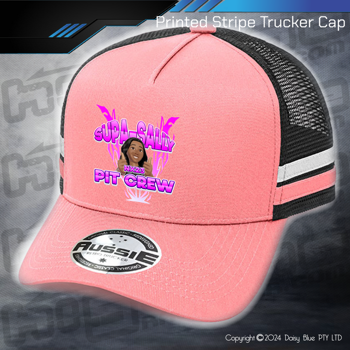 STRIPE Trucker Cap - Supa-Sally