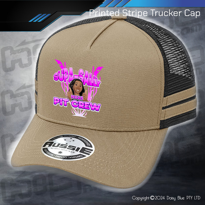 STRIPE Trucker Cap - Supa-Sally