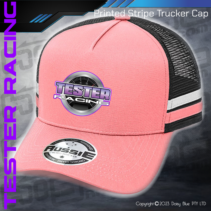 STRIPE Trucker Cap - Tester Racing