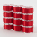 Super Bobs Poly 12pk A-Style/Class 15 #627 Bright Red