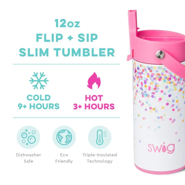 Swig Flip + Sip Slim Tumbler