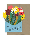 Thank You with Flowers Card