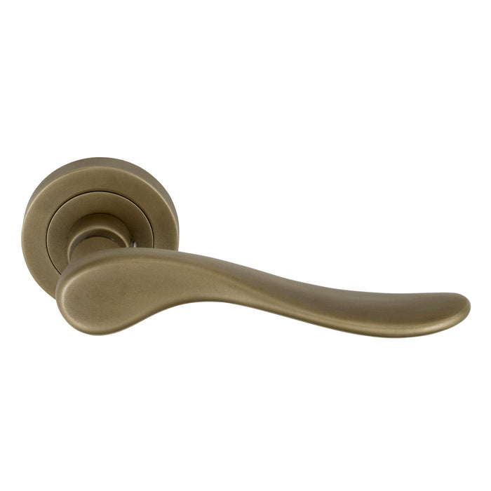 Dummy Lever - Left Hand / Roman Brass - Living finish (Special Order)