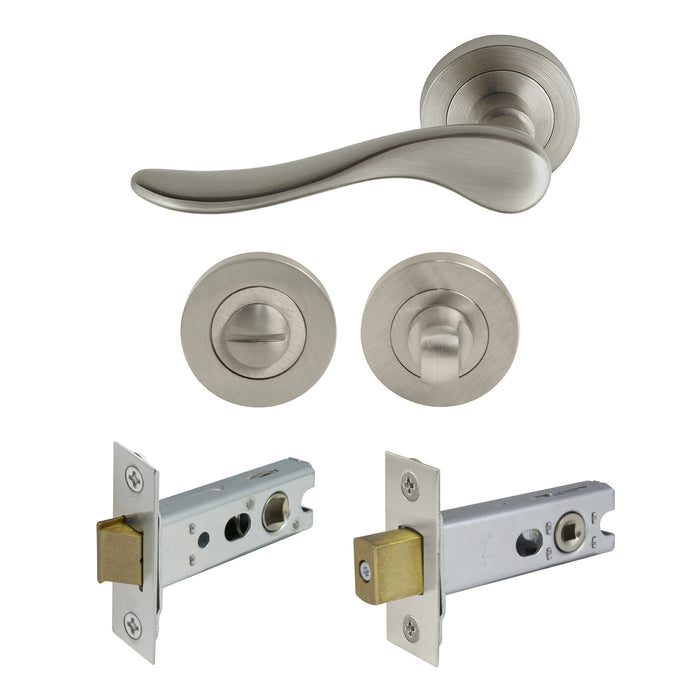 Privacy Set / Brushed Nickel (Stocked)