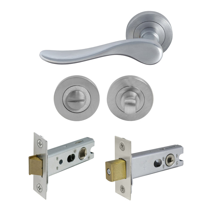 Privacy Set / Satin Chrome (Stocked)