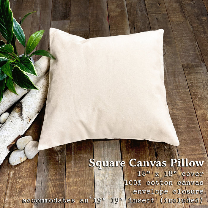 The Signpost - Square Canvas Pillow