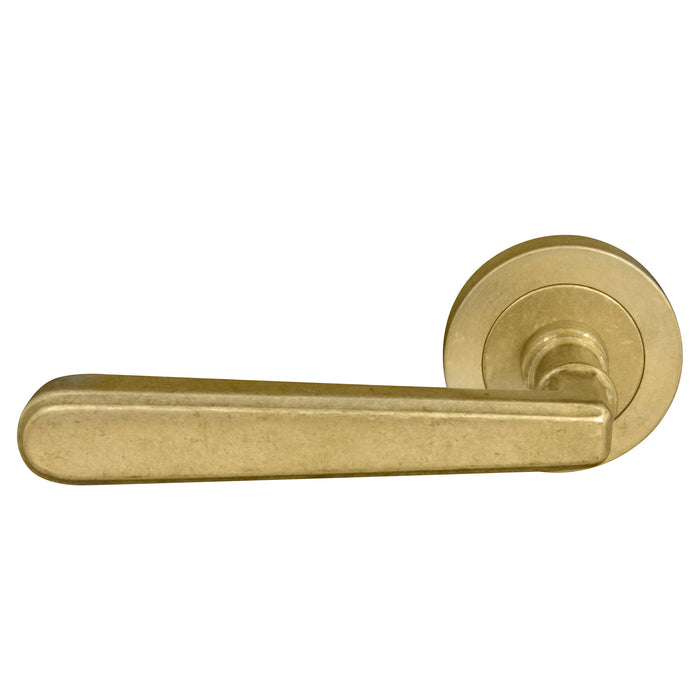 Dummy Lever / Rumbled Brass - Living finish (Special Order)
