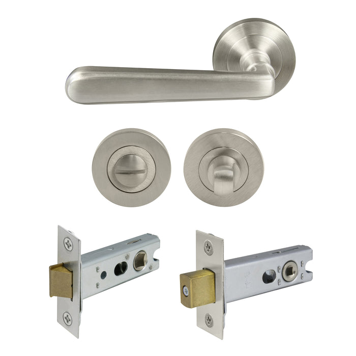 Privacy Set / Brushed Nickel (Stocked)
