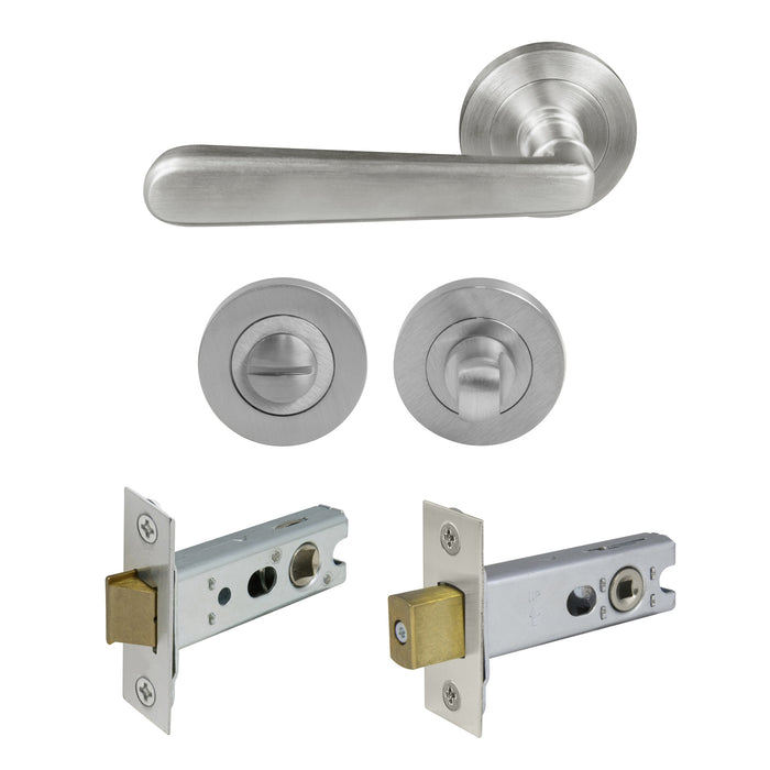 Privacy Set / Satin Chrome (Stocked)