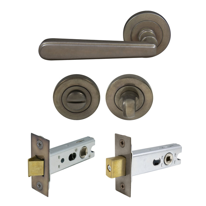 Privacy Set / Natural Bronze - Living finish (Special Order)