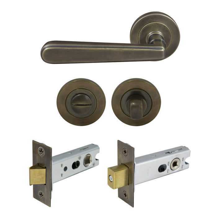 Privacy Set / Oil Rubbed Bronze - Living finish (Special Order)