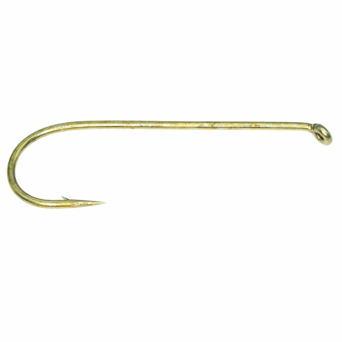 Umpqua TMC5212 bronze dry fly hook with 2X long shank and down eye