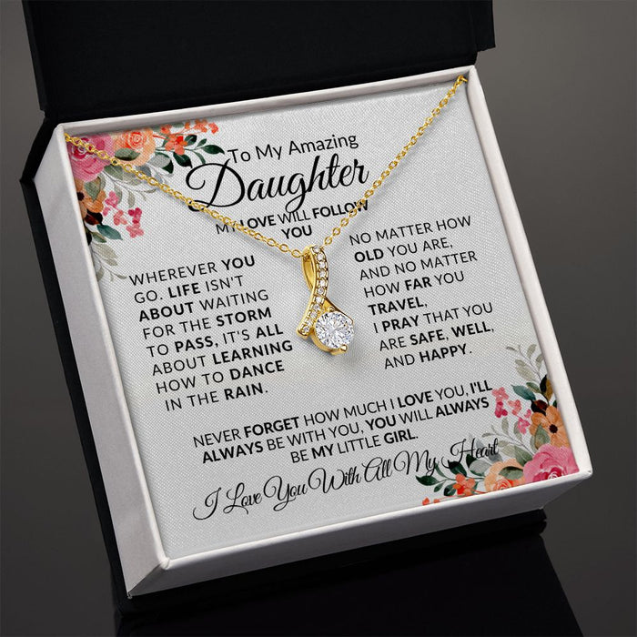 TO MY AMAZING DAUGHTER-MY- Alluring Beauty Necklace