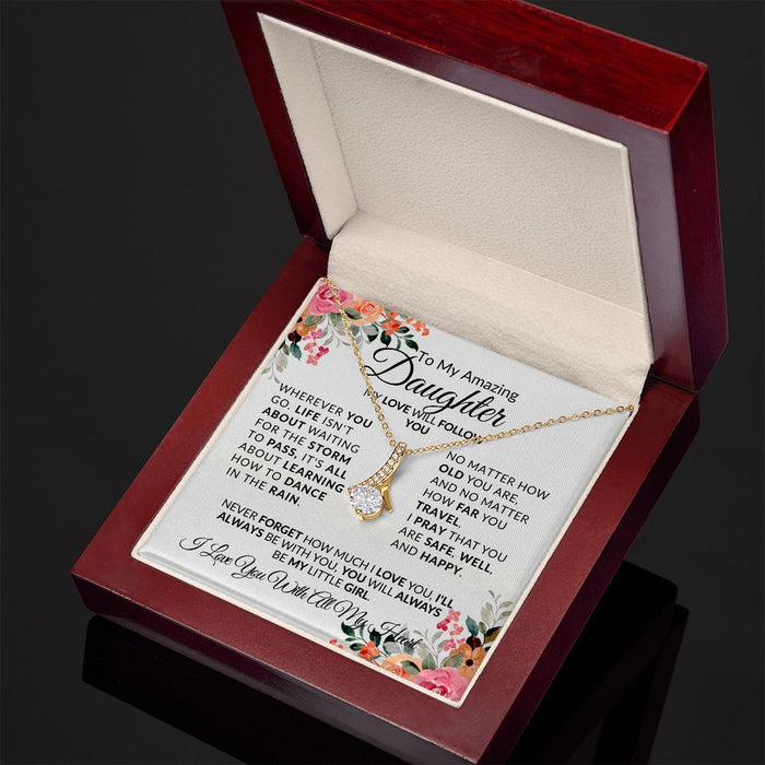 TO MY AMAZING DAUGHTER-MY- Alluring Beauty Necklace