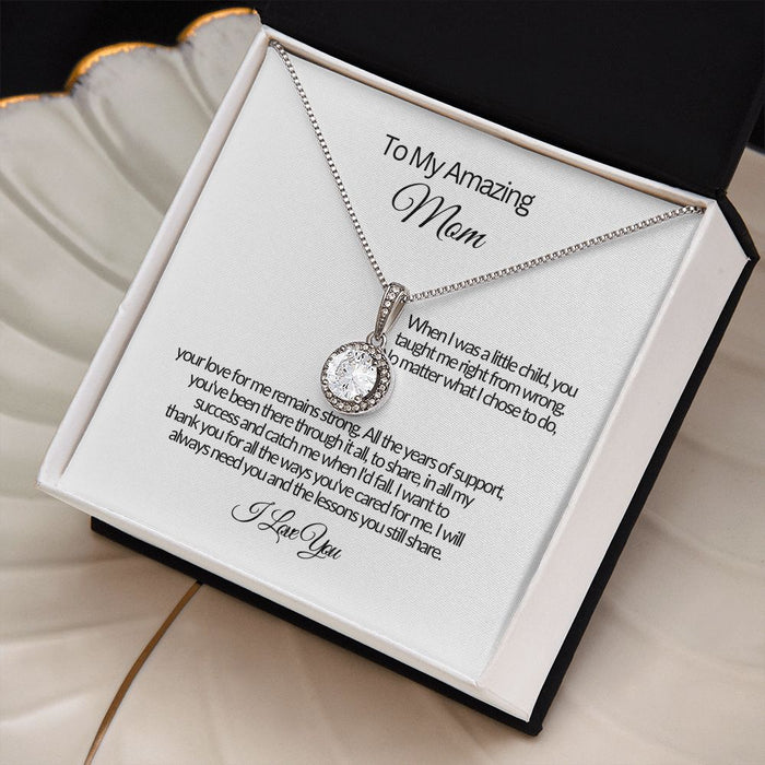 To My Amazing Mom-Your Love -Eternal Hope Necklace ❤️