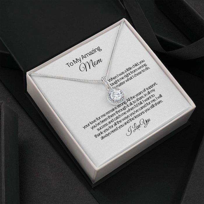 To My Amazing Mom-Your Love -Eternal Hope Necklace ❤️