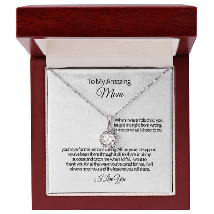 To My Amazing Mom-Your Love -Eternal Hope Necklace ❤️