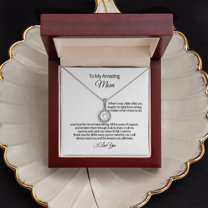 To My Amazing Mom-Your Love -Eternal Hope Necklace ❤️