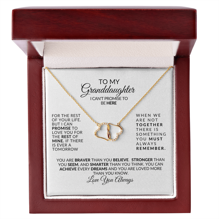 To My Granddaughter-Beautiful-Everlasting Love Necklace