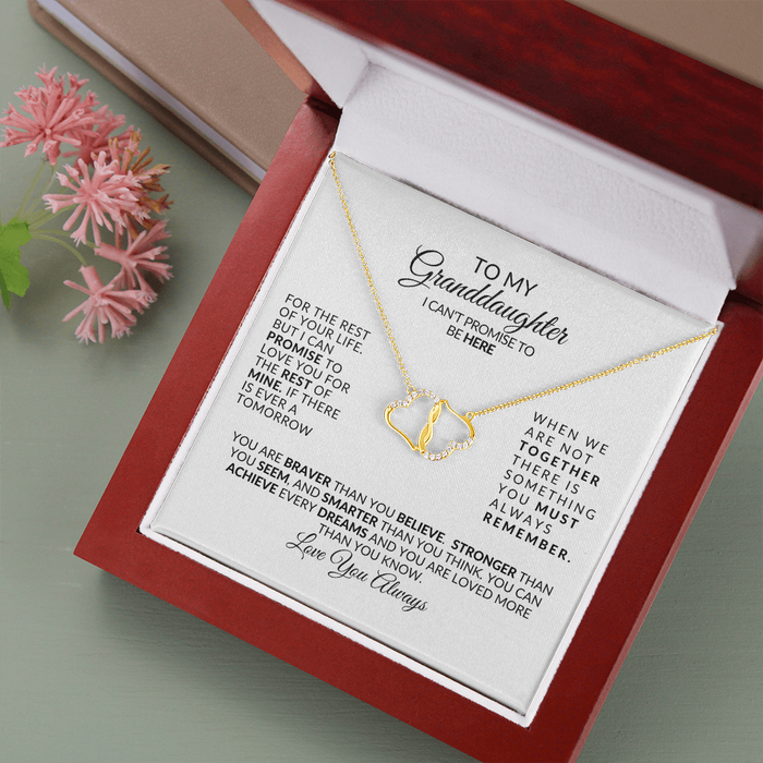 To My Granddaughter-Beautiful-Everlasting Love Necklace