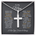 To My Man - Cross Necklace
