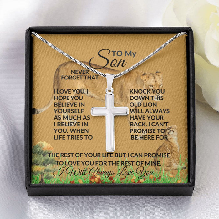 To My Son - Cross Necklace
