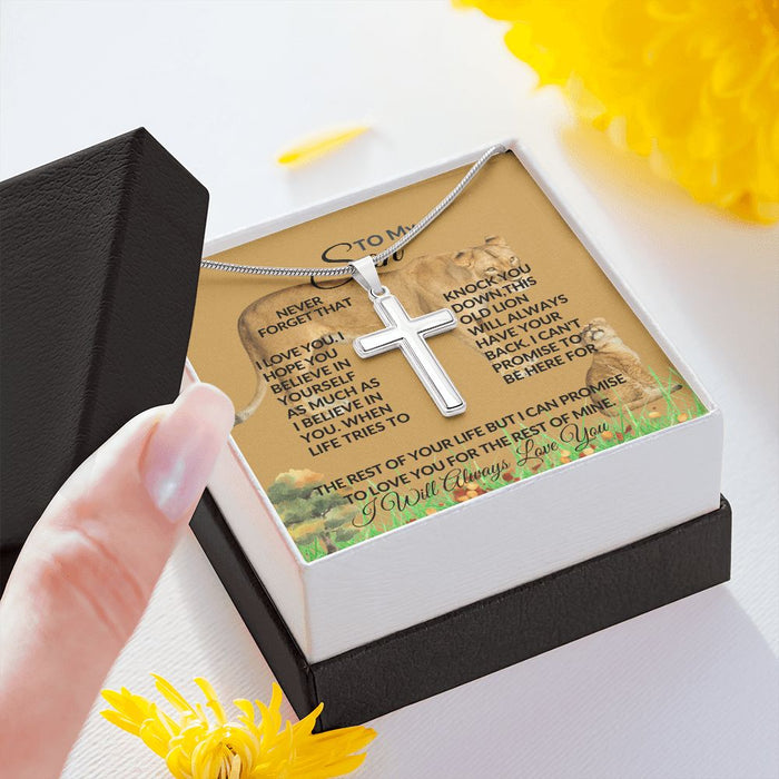 To My Son - Cross Necklace