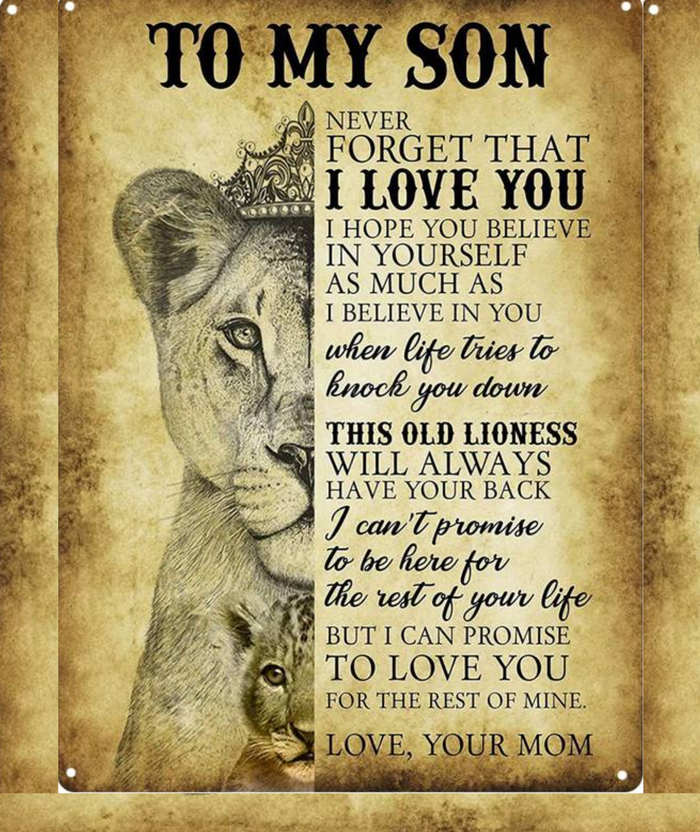 To My Son Believe King-MOM -Premium Mink Sherpa Blanket 50x60 SALE price $49.95 USD