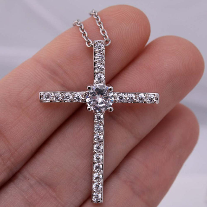 To My Soulmate - Cross Necklace