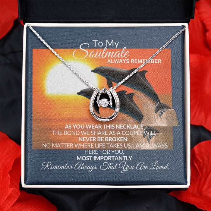 To My Soulmate -  Lucky Pendant Necklace