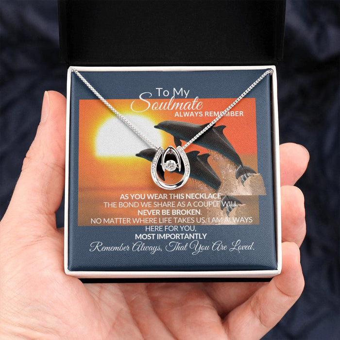 To My Soulmate -  Lucky Pendant Necklace