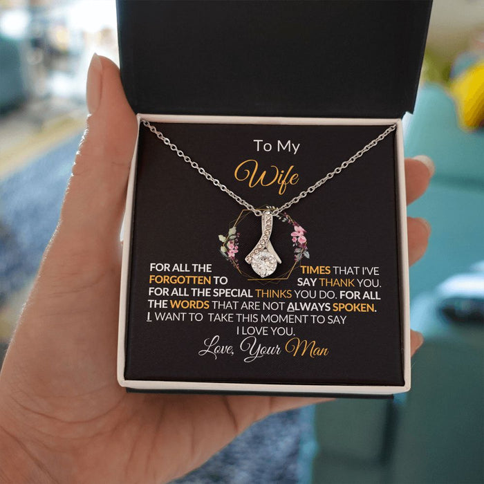 To My Wife - Alluring Beauty Necklace