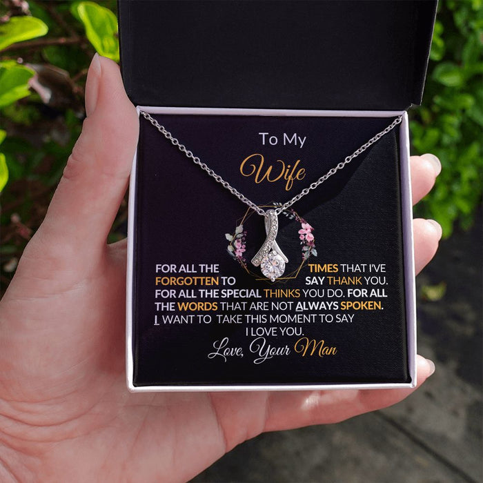 To My Wife - Alluring Beauty Necklace