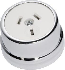 White / Chrome Plated