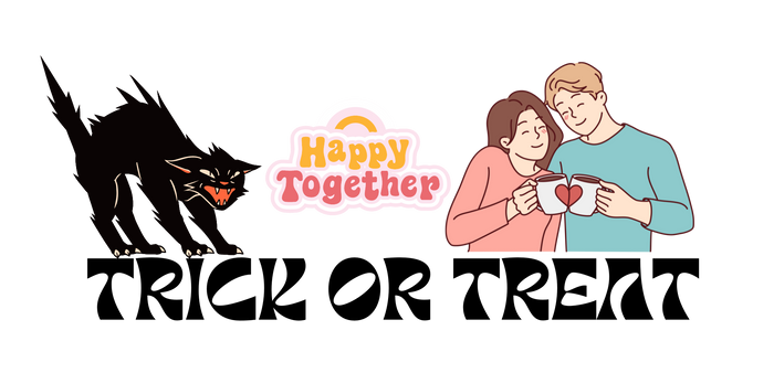 TRICK A TREAT-HAPPY TOGETHER-15oz-MUGS!