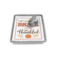 Turkey Beaded Napkin Box - NEW NAPKIN