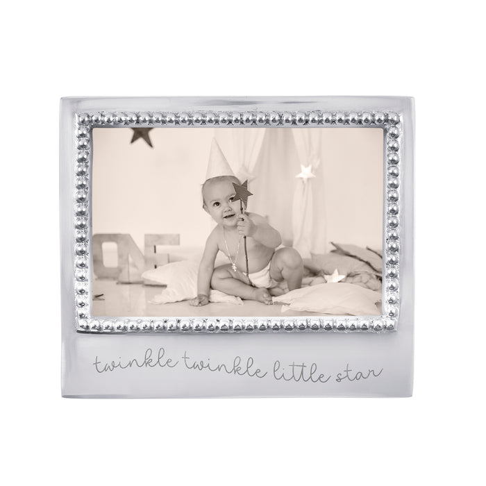 Twinkle Twinkle Little Star Beaded 4x6 Frame