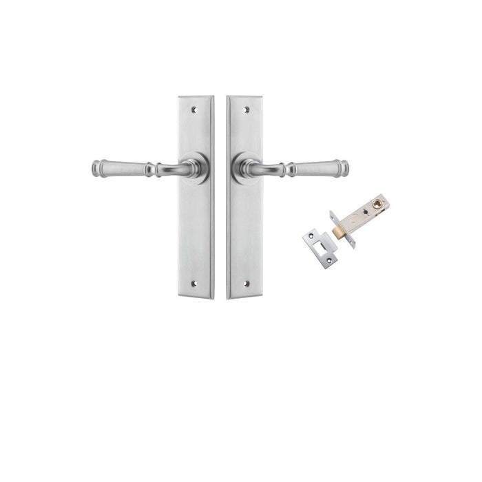 Brushed Chrome / Passage Set (Latch Included)