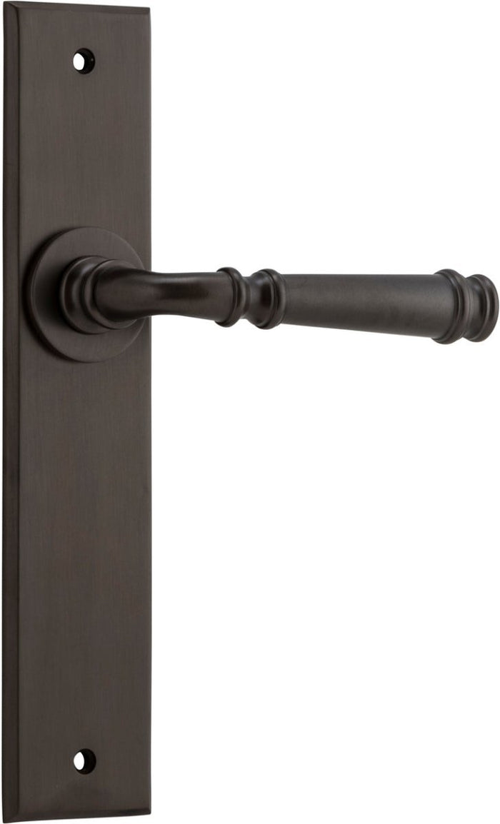 Verona Lever - Chamfered Backplate - Entry - Point - 10786 - Iver