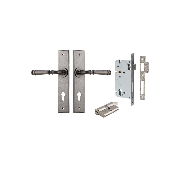 Distressed Nickel / Key/Key Entrance Set (Lock & Key Cylinder Included)
