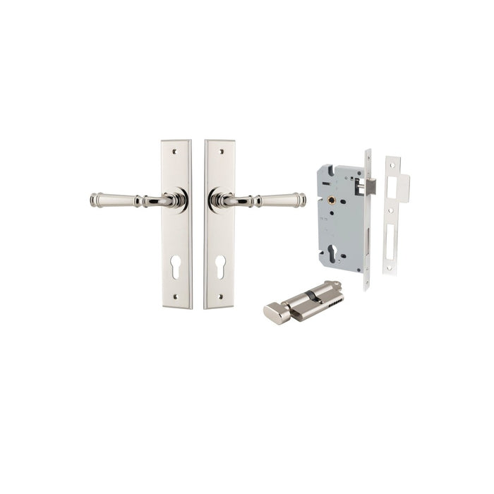 Polished Nickel / Key/Turn Entrance Set (Lock & Key Cylinder Included)