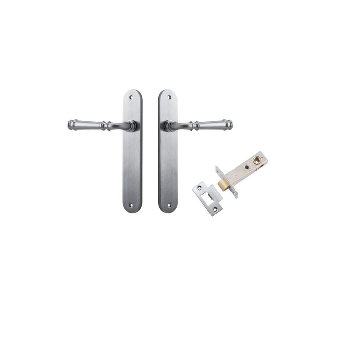 Brushed Chrome / Passage Set (Latch Included)