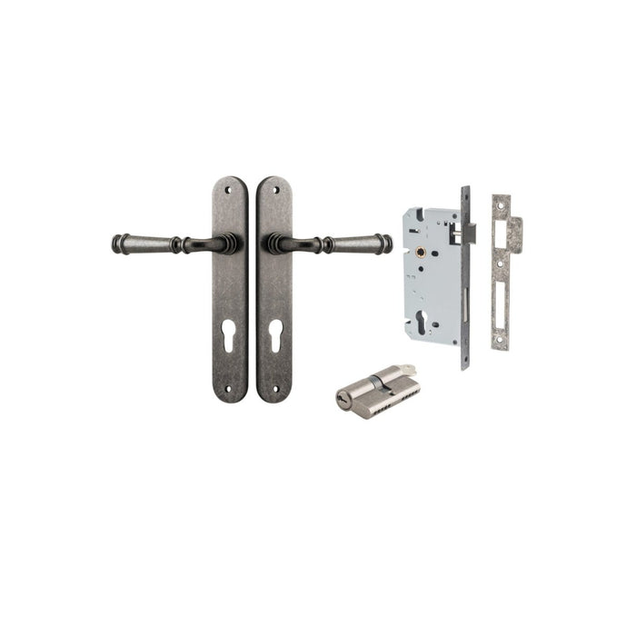 Distressed Nickel / Key/Key Entrance Kit (Lock & Key Cylinder Included)