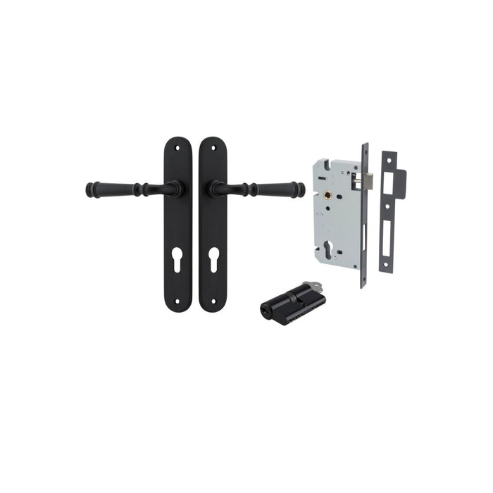 Matt Black / Key/Key Entrance Kit (Lock & Key Cylinder Included)