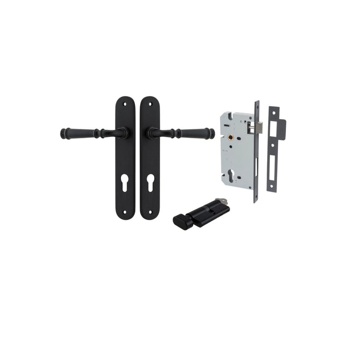 Matt Black / Key/Turn Entrance Kit (Lock & Key Cylinder Included)
