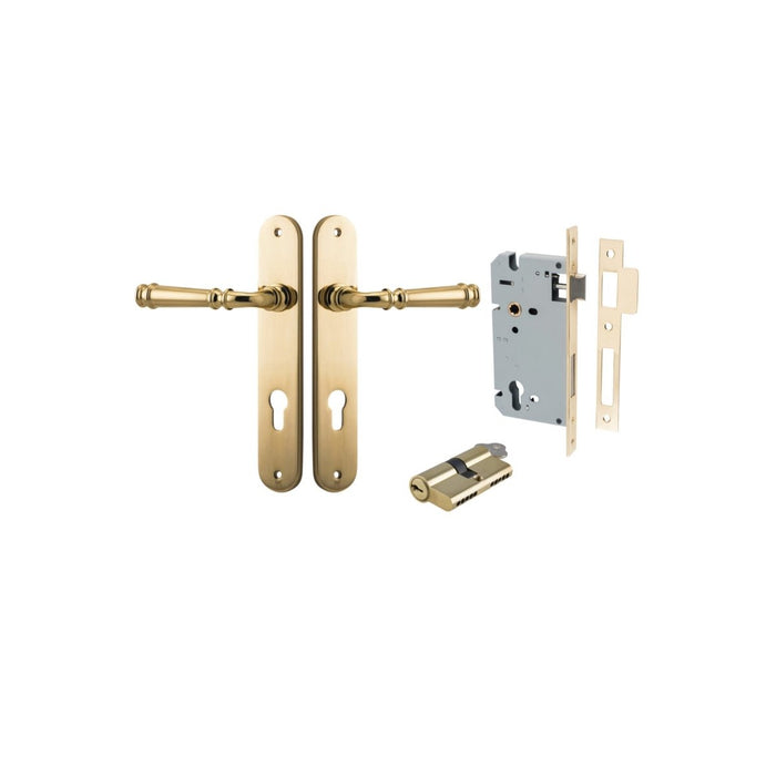 Polished Brass / Key/Key Entrance Kit (Lock & Key Cylinder Included)