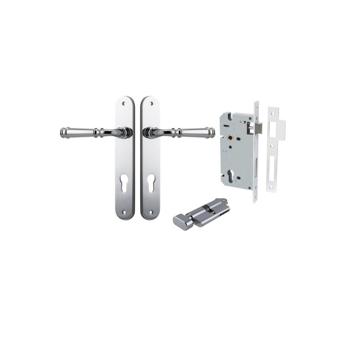 Polished Chrome / Key/Turn Entrance Kit (Lock & Key Cylinder Included)