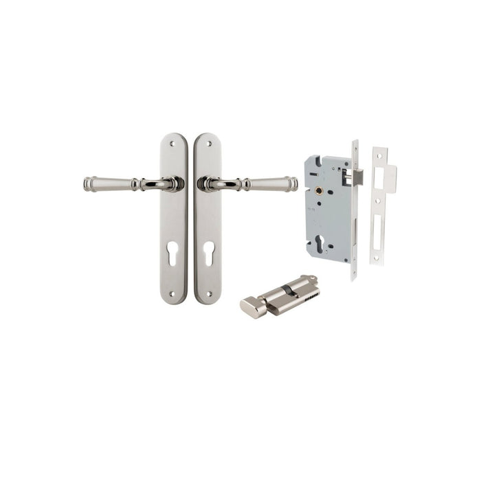 Polished Nickel / Key/Turn Entrance Kit (Lock & Key Cylinder Included)